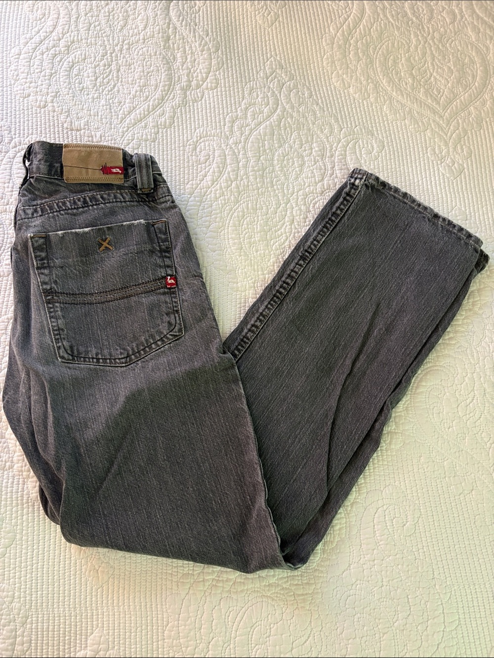 Lee Men’s Straight Fit Dark Gray Jeans